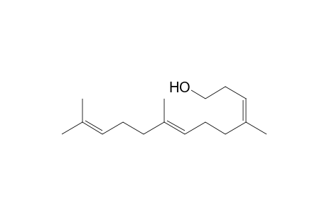 (3Z,7E)-4,8,12-Trimethyltrideca-3,7,11-trien-1-ol