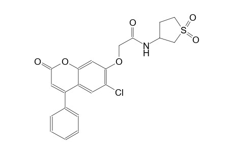 acetamide, 2-[(6-chloro-2-oxo-4-phenyl-2H-1-benzopyran-7-yl)oxy]-N-(tetrahydro-1,1-dioxido-3-thienyl)-