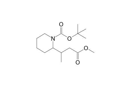 Methyl 1-[(1,1-Dimethylethoxy)carbonyl]-.beta.-methyl-2-piperidinepropanoate