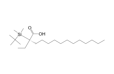 S-(+)-2-(t-Butyldimethylsilyl)-2-ethyltetradecanoic acid
