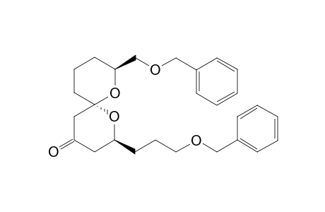 (2S,6R,8S)-8-((Benzyloxy)methyl)-2-(3-(Benzyloxy)propyl)-1,7-dioxaspiro-[5.5]undecan-4-one