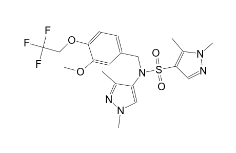 1H-pyrazole-4-sulfonamide, N-(1,3-dimethyl-1H-pyrazol-4-yl)-N-[[3-methoxy-4-(2,2,2-trifluoroethoxy)phenyl]methyl]-1,5-dimethyl-