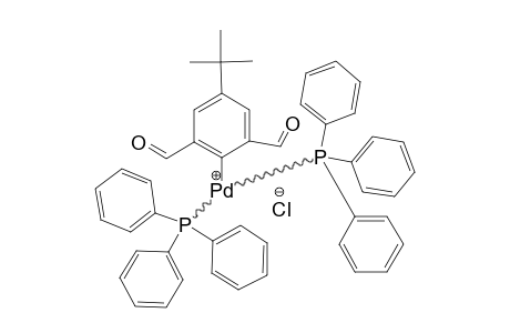 TRANS-(4-TERT.-BUTYL-2,6-DIFORMYLPHENYL)-CHLORO-BIS-(TRIPHENYLPHOSPHINE)-PALLADIUM