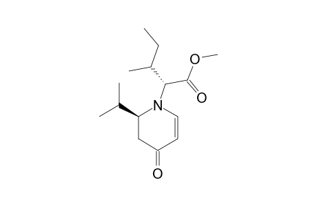 N-[(S)-1-(METHOXYCARBONYL)-(S)-2-METHYLBUTYL]-(6S)-2,3-DIDEHYDRO-6-(2-METHYLPROPYL)-PIPERIDIN-4-ONE