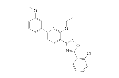 3-[5-(2-chlorophenyl)-1,2,4-oxadiazol-3-yl]-2-ethoxy-6-(3-methoxyphenyl)pyridine