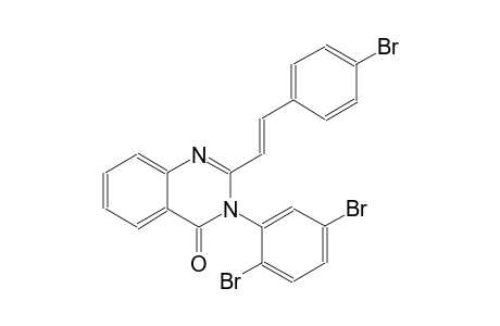 2-[(E)-2-(4-bromophenyl)ethenyl]-3-(2,5-dibromophenyl)-4(3H)-quinazolinone