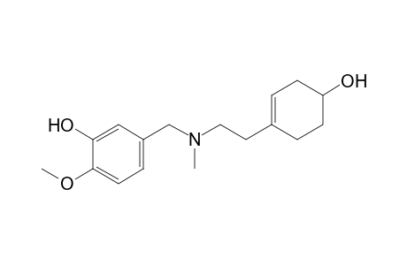 5-({[2-(4-Hydroxycyclohex-1-enyl)ethyl]methylamino}methyl)-2-methoxyphenol