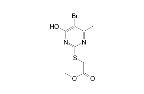 acetic acid, [(5-bromo-4-hydroxy-6-methyl-2-pyrimidinyl)thio]-, methyl ester