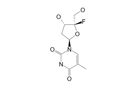 1-[(2R,4S,5R)-5-FLUORO-4-HYDROXY-5-HYDROXYMETHYLTETRAHYDROFURAN-2-YL]-5-METHYL-1H-PYRIMIDINE-2,4-DIONE