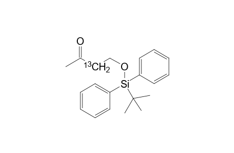 (1-13C)-4-((tert-Butyldiphenylsilyl)oxy)butan-2-one