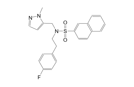 2-naphthalenesulfonamide, N-[2-(4-fluorophenyl)ethyl]-N-[(1-methyl-1H-pyrazol-5-yl)methyl]-