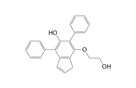 7-(2-hydroxyethoxy)-4,6-diphenyl-1H-inden-5-ol