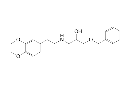 1-(Benzyloxy)-3-(3,4-dimethoxyphenethylamino)propan-2-ol