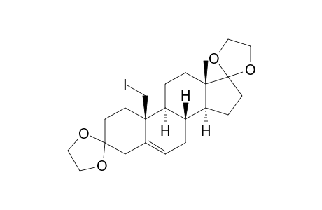 Androst-5-ene-3,17-dione, 19-iodo-, cyclic bis(1,2-ethanediyl acetal)