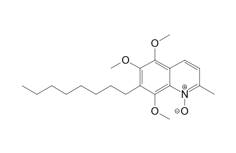 5,6,8-Trimethoxy-7-octyl-2-methylquinoline N-oxide
