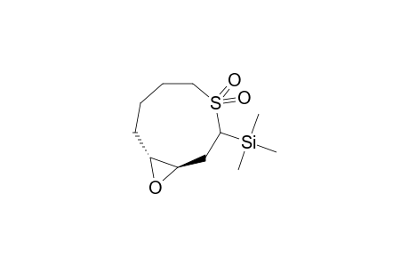(E)-2-(TRIMETHYLSILYL)-4,5-EPOXYTHIACYCLONONANE-1,1-DIOXIDE;MAJOR-ISOMER