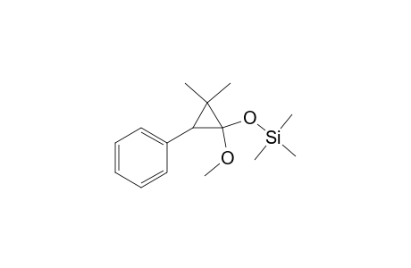 1-Methoxy-1-(trimethylsiloxy)-2-phenyl-3,3-dimethylcyclopropane