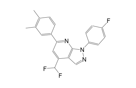 1H-pyrazolo[3,4-b]pyridine, 4-(difluoromethyl)-6-(3,4-dimethylphenyl)-1-(4-fluorophenyl)-
