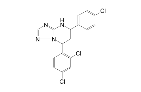 5-(4-chlorophenyl)-7-(2,4-dichlorophenyl)-4,5,6,7-tetrahydro[1,2,4]triazolo[1,5-a]pyrimidine