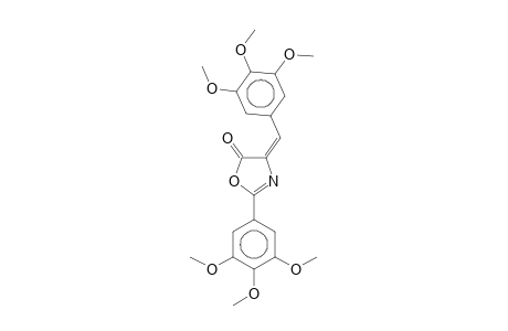 (4E)-2-(3,4,5-trimethoxyphenyl)-4-[(3,4,5-trimethoxyphenyl)methylene]oxazol-5-one