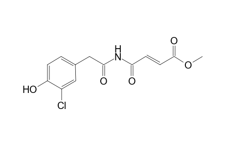 (E)-4-[[2-(3-chloro-4-hydroxy-phenyl)acetyl]amino]-4-keto-but-2-enoic acid methyl ester
