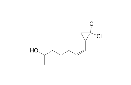 1,1-Dichloro-2-(6-hydroxyhept-1-en-1-yl)cyclopropane