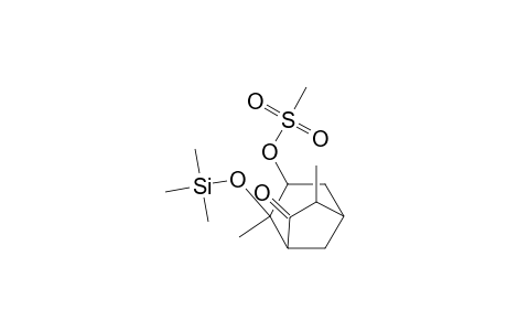 Bicyclo[3.2.1]octan-6-one, 4,7-dimethyl-3-[(methylsulfonyl)oxy]-4-[(trimethylsilyl)oxy]-, (exo,exo,exo)-(.+-.)-