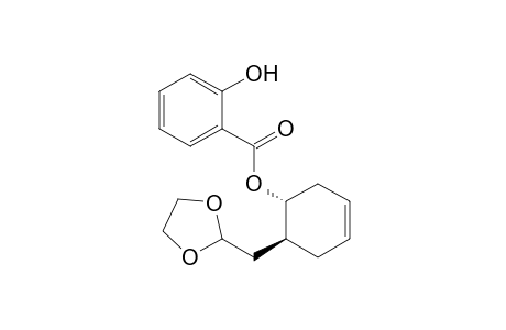 (1R,6S)-6-((1,3-dioxalan-2-yl)methyl)cyclohex-3-en-1-yl 2-hydroxybenzoate