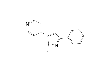 Pyridine, 4-(2,2-dimethyl-5-phenyl-2H-pyrrol-3-yl)-