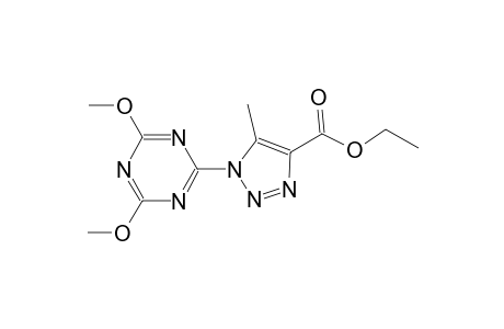 1H-1,2,3-triazole-4-carboxylic acid, 1-(4,6-dimethoxy-1,3,5-triazin-2-yl)-5-methyl-, ethyl ester