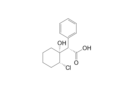 (2S*,1'R*,2'R*)-2-(2'-Chloro-1'-hydroxycyclohextyl)-2-phenylacetic acid