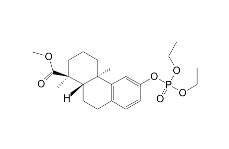 1-Phenanthrenecarboxylic acid, 6-[(diethoxyphosphinyl)oxy]-1,2,3,4,4a,9,10,10a-octahydro-1,4a-dimethyl-, [1S-(1.alpha.,4a.alpha.,10a.beta.)]-