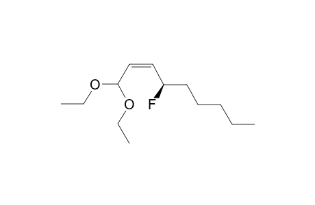 (Z,4R)-1,1-diethoxy-4-fluoranyl-non-2-ene