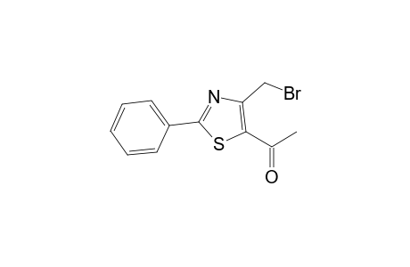 1-[4-(bromomethyl)-2-phenyl-1,3-thiazol-5-yl]ethanone