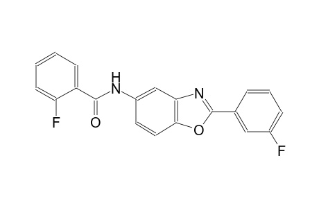 benzamide, 2-fluoro-N-[2-(3-fluorophenyl)-5-benzoxazolyl]-