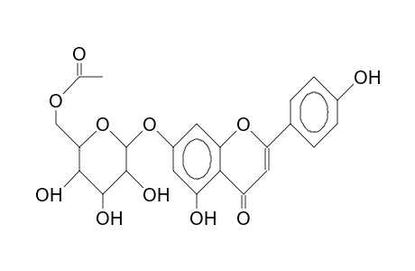 Apigenine-7-O-glucoside 6'-acetate