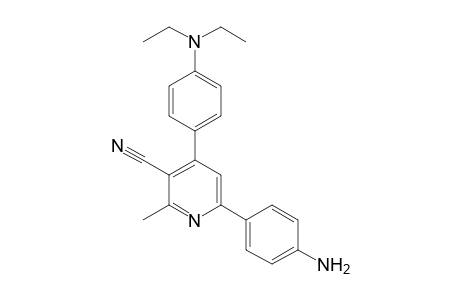 6-(4-Aminophenyl)-3-cyano-4-[4-(diethylamino)phenyl]-2-methylpyridine