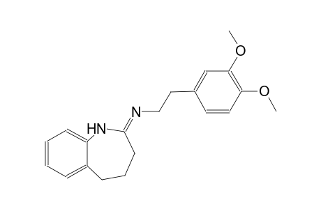 N-[(E)-2-(3,4-dimethoxyphenyl)ethyl]-N-[(2E)-1,3,4,5-tetrahydro-2H-1-benzazepin-2-ylidene]amine