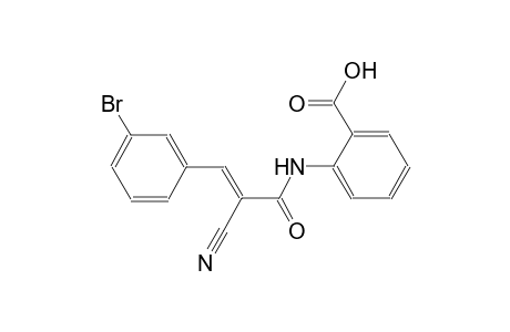 2-{[(2E)-3-(3-bromophenyl)-2-cyano-2-propenoyl]amino}benzoic acid