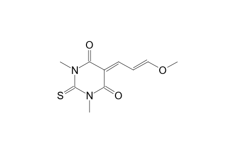 5-[(2E)-3'-Methoxyprop-2'-enylidene]-1,3-dimethyl-2-thioxodihydropyrimidine-4,6-(1H,5H)-dione