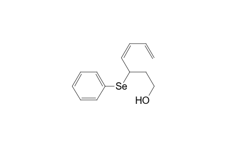 4,6-Heptadien-1-ol, 5-(phenylseleno)-, (Z)-