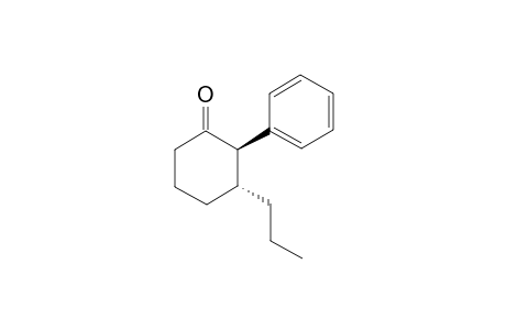 trans-2-Phenyl-3-propylcyclohexan-1-one