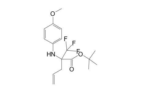 tert-Butyl 2-[N-(p-methoxyphenyl)]-2-trifluoromethyl-4-pentenoate