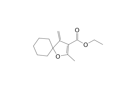 2-Methyl-3-(ethoxycarbonyl)-4-methylene-1-oxa-spiro[4.5]dec-2-ene