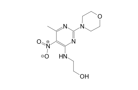 2-{[6-methyl-2-(4-morpholinyl)-5-nitro-4-pyrimidinyl]amino}ethanol