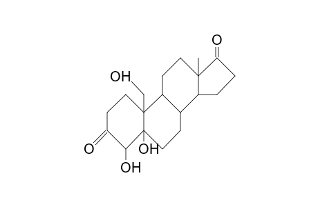 4b,5,19-Trihydroxy-5b-androstane-3,17-dione