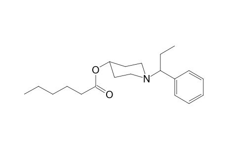1-(1-Phenylpropyl)piperidin-4-yl hexanoate