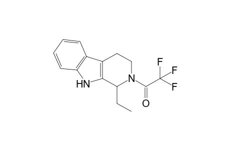 1-(1-ethyl-1,3,4,9-tetrahydropyrido[3,4-b]indol-2-yl)-2,2,2-trifluoro-ethanone