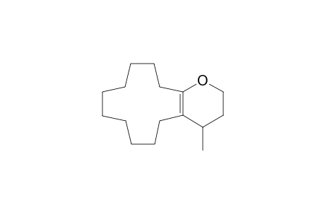 4-methyl-3,4,5,6,7,8,9,10,11,12,13,14-dodecahydro-2H-cyclododeca[b]pyran
