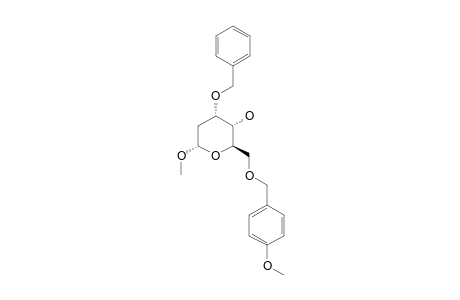 METHYL-3-O-BENZYL-2-DEOXY-6-O-(4-NETHOXYBENZYL)-ALPHA-D-RIBO-HEXOSIDE